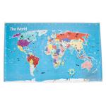 Bee-Bot Education STEM TTSB446 Mat - World Map 1.2 x 2.1m