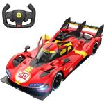 RASTAR 1:14 Red Ferrari 499P 2.4GHz Remote R/C Car Official Authorization, Doors Can Be Opened Manually, One-Click Acceleration. Batteries are NOT Included! Ages 6+!