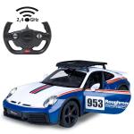 RASTAR 1:14 Blue Porsche 911 Dakar Performance 2.4GHz Remote R/C Car Official Authorization, Doors Can Be Opened Manually, LED Driving Lights. Batteries are NOT Included! Ages 6+!