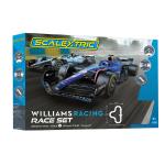 Silverlit Scalextric Williams Racing Race Set 1:32 Scale, 2 x F1 Racing FW45, Lap Counter, Track Layouts, Speed Limiter, Hand Controller, For Age 5+!