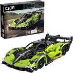 CaDA RC Brick Model Phantom Wing Super Car 2.4GHz, Programmable 1:14, 359Pcs For Ages 6+!
