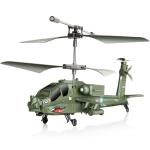 Syma Military Helicopter S109G 3 CH Simulation Helicopter - Green RC with Gyro System Anti-fall - Brush Motor - LED Indicator - For Ages 14+!