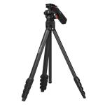 SmallRig Compact Aluminum Tripod with Phone Clamp One-Touch Quick Release Button , 2-in-1 Convertible Handle.
