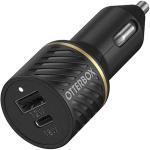 OtterBox Premium 30W Dual Port Car Charger - Black 1x 12W USB-A - 1x 18W PD USB-C