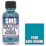SMS PA09 Airbrush Paint 30ml Auto Aqua Marine Scale Modellers Supply