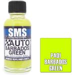 SMS PA01 Airbrush Paint 30ml Auto Colour Barbados Scale Modellers Supply