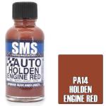 SMS PA14 Airbrush Paint 30ml Auto Colour Holden Engine Red Scale Modellers Supply