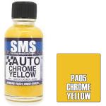 SMS PA05 Airbrush Paint 30ml Auto Colour Chrome Yellow Scale Modellers Supply