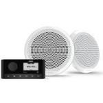 FUSION Marine Stereo Kit MS-RA60 with EL Classic White Speakers