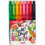 Uni Signo RT1 0.7mm Retractable 8 Pack Assorted UMN155