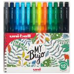 Uni Signo RT1 0.7mm Retractable 12 Pack Botanical UMN155