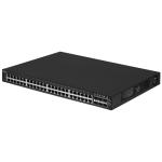 Edimax Industrial Surveillance VLAN 54-Port Gigabit PoE+ Web Smart Switch. 48GigabitEthernetorts,and6 10GbE SFP+ Ports. PoE up to 200m at 10Mps. Supports up to 30W per Port.