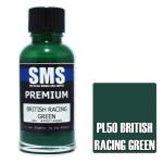SMS PL50 Airbrush Paint 30ml Premium British Racing Green Acrylic Lacquer Scale Modellers Supply