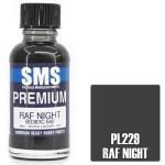 SMS PL229 Airbrush Paint 30ml Raf Night Acrylic Lacquer Scale Modellers Supply