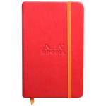 Rhodia Rhodiarama Hardcover Notebook Pocket Lined Poppy