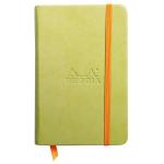 Rhodia Rhodiarama Hardcover Notebook Pocket Lined Anise Green