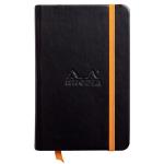Rhodia Rhodiarama Hardcover Notebook Pocket Lined Black
