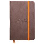 Rhodia Rhodiarama Hardcover Notebook Pocket Lined Chocolate