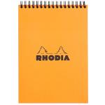 Rhodia Classic Notepad Spiral A5 Lined Orange