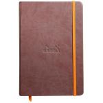 Rhodia Rhodiarama Hardcover Notebook A5 Blank Chocolate