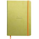 Rhodia Rhodiarama Hardcover Notebook A5 Blank Anise Green