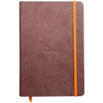 Rhodia Rhodiarama Hardcover Notebook A5 Lined Chocolate