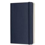 Moleskine Notebook Pocket Sapphire Blue Soft Cover Plain