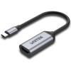 Unitek USB-C to HDMI 4K Adapter - Stream with HDCP2.3, Supports a Wide Range of Devices Including USB-C-Enabled Mac, iPad - XPS, Surface. & Much More - Plug & Play - Space Grey Colour