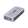Unitek S1242A  Solid Force Reefer TurboCool USB4 40Gbps M.2 SSD Enclusure withCoolingFan.SupportsM/B&M Key NVMe/ PCIe SSDs. Read speed: 3800MB/s, Write speed: 3800MB/s, 15cm Cable, Aluminium Space Grey.