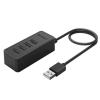 Orico 4 Port Essential Desktop USB 2.0 Hub 4x USB 2.0 - Ideal for USB Keyboard / Mouse / WiFi Adapter Extension