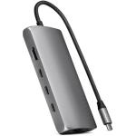 SATECHI USB-C Multiport Adapter 8K with Ethernet V3 - Space Grey