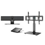 Jabra Express Setup - Teams Room Includes - PanaCast 40 Meeting Bar  with Touch Console - PanaCast Versa Mount - Perlesmith TV Stand