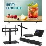 Lenovo Teams Express Kit Setup - Small/Medium Space - Teams Room - 4K 180° Panoramic All-in-One Video Bar - 50" Samsung BEFH Panel - Perlesmith TV Stand - Tiny Kit Core i3  - W11 IOT - Lenovo USB Controller - 1YRPremier NBD