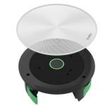 Yealink CM20 AI-Powered Dynamic Noise Cancelling Beamforming Ceiling Microphone, 16-Mic Array, 8 Pickup Zones, PoE Powered