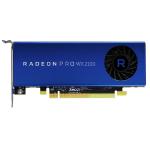 AMD WX 2100 2GB GDDR5 Workstation Graphics Card Single Fan - Up to 1.25 TFLOPS - 1x DisplayPort - 2x Mini DP - Single Slot - Low Profile - 168mm Length - 1 Full Height Bracket + 1x miniDP to DVI Converter