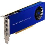 AMD WX 4100 4GB GDDR5 Workstation Graphics Card Single Fan - Up to 2.46 TFLOPS - 4x Mini DP - Single Slot - Low Profile - 168mm Length - 1x Full Height Bracket + 4x miniDP to DP converter