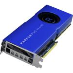 AMD WX 8200 8GB HBM2 Workstation Graphics Card Single Fan - Up to 10.75 TFLOPS - 4x Mini DP - Single Slot - 267mm Length - 1x 8 Pin - 1x 6 Pin - 2 mini DP to DP converter - 1 miniDP to DVI converter