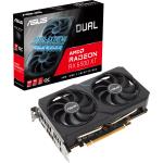 ASUS Dual Radeon RX 6500 XT OC Graphics Card 4GB GDDR6, PCIE 4.0,Dual Fan, 2 Slot, 1XHDMI, 1XDP, 201mm Length, Max 2 Display Out, 1X 6 Pin Power, 500W Or Higher PSU Recommended