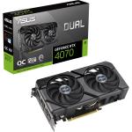 ASUS DUAL NVIDIA GeForce RTX 4070 OC 12GB GDDR6 Graphics Card 2.6 Slot - 1x8 Pin Power - Minimum 650W PSU
