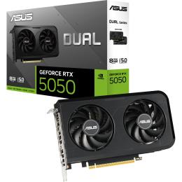 ASUS DUAL NVIDIA GeForce RTX 5050 8GB GDDR6 Graphics Card PCIE 5.0 - 2 Slot - 1x 8 Pin Power - Minimum 550W PSU