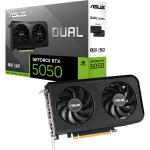 ASUS DUAL NVIDIA GeForce RTX 5050 8GB GDDR6 Graphics Card PCIE 5.0 - 2 Slot - 1x 8 Pin Power - Minimum 550W PSU
