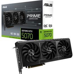 ASUS PRIME NVIDIA GeForce RTX 5070 OC 12GB GDDR7 Graphics Card PCIE 5.0 - 2.5 Slot - 1x 16 Pin Power - Minimum 750W PSU