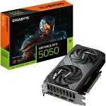 Gigabyte NVIDIA GeForce RTX 5050 WINDFORCE OC 8GB Graphics Card PCIE 5.0 - 2 Slot - 1x 8 Pin Power - Minimum 550W PSU