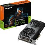 Gigabyte NVIDIA GeForce RTX 5060 WINDFORCE OC 8GB GDDR7 Graphics Card PCIE 5.0 - 2 Slot - 1x 8 Pin Power - Minimum 450W PSU