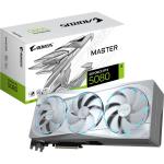 Gigabyte NVIDIA GeForce RTX 5080 Aorus Master ICE 16GB GDDR7 Graphics Card PCIE 5.0 - 3.7 Slot - 1x 16 Pin Power - Minimum 850W PSU