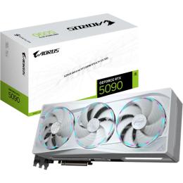 Gigabyte NVIDIA GeForce RTX 5090 Aorus Master STEALTH ICE 32GB GDDR7 Graphics Card PCIE 5.0 - 3.5 Slot - 1x 16 Pin Power - Minimum 1000W PSU
