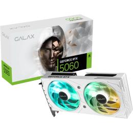GALAX NVIDIA GeForce RTX 5060 EX 8GB GDDR7 White Graphics Card 2 Slot - 1x 8 Pin Power - Minimum 550W PSU