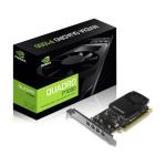 Leadtek NVIDIA Quadro P1000 4GB GDDR5 Professional WorkStation Graphics Card Full Performance - 4x Mini Display Ports - Low Profile Support with Bracket - 4x mini DP-DP Adaptors