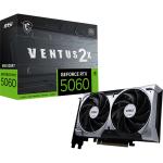 MSI NVIDIA GeForce RTX 5060 8G VENTUS 2X OC 8GB GDDR7 Graphics Card PCIE 5.0 - 2 Slot - 1x 8 Pin Power - Minimum 550W PSU