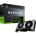 MSI NVIDIA GeForce RTX 5060 Ti 16G VENTUS 2X OC PLUS 16GB GDDR7 Graphics Card PCIE 5.0 - 2 Slot - 1x 8 Pin Power - Minimum 650W PSU